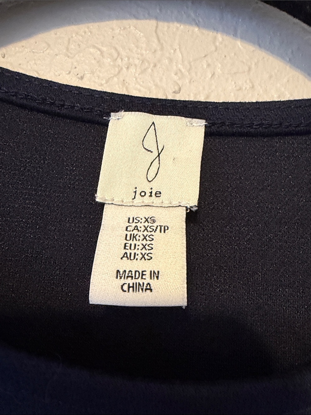 Joie Navy Sleeveless Crewneck Tank - Picture 3 of 6